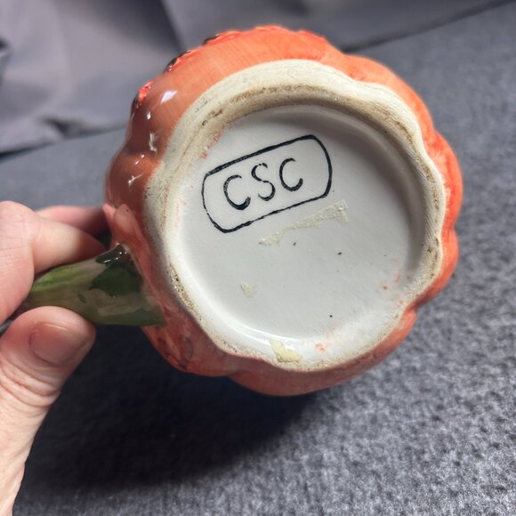 Holiday Home Coffee Mug Pumpkin Jack-O-Lantern 3D Design Halloween Ceramic CSC - Picture 3 of 9